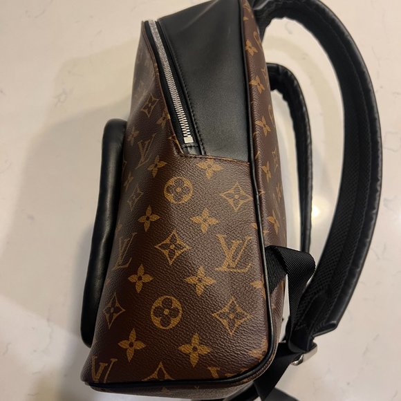 LOUIS VUITTON Monogram Macassar Josh Backpack Brown Black - Picture 3 of 7